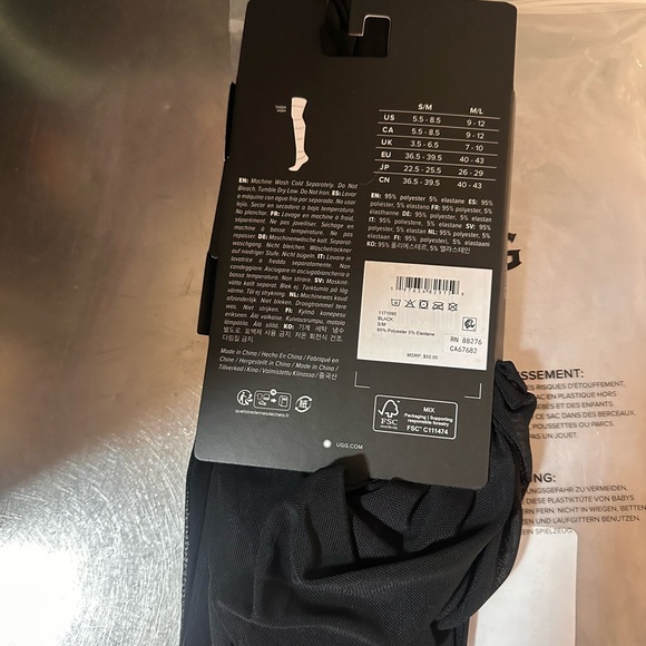 UGG x Colina Strada thigh high socks S/M - Picture 2 of 3